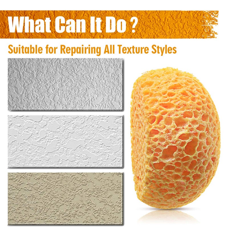 LAVEVE إسفنجة LAVEVE Knockdown Texture للجدار والجدران الجافة / الإصلاح - ديكور المنزل DIY طلاء جدار السقف - قطعتان - Image 4